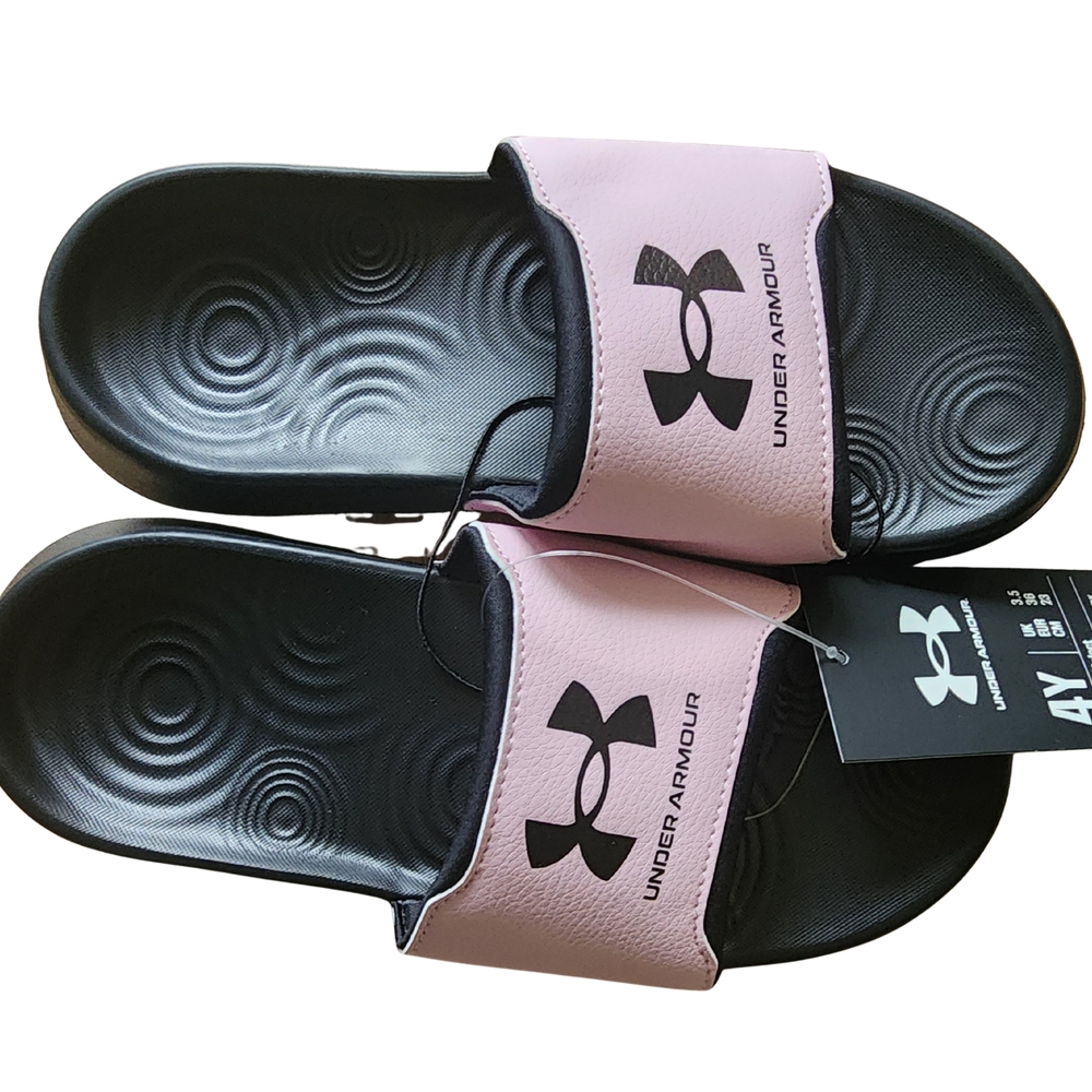 Under Armour Women's Pink Slide Sandals